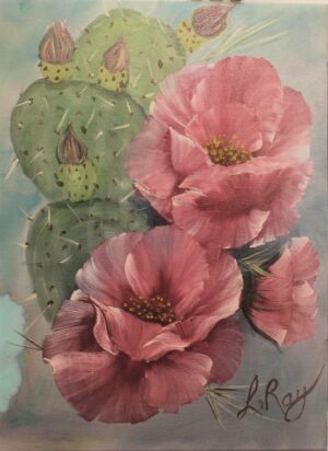 A prickly pear painting